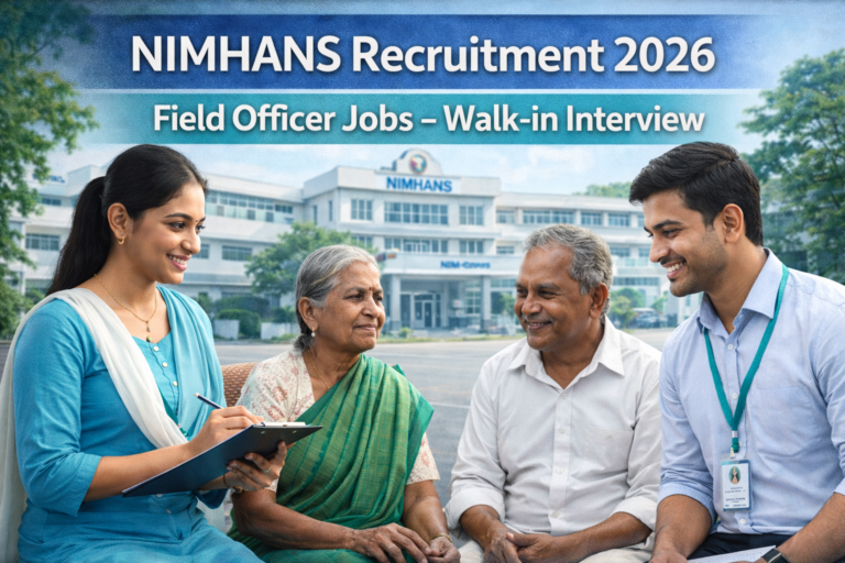 NIMHANS Recruitment 2026
